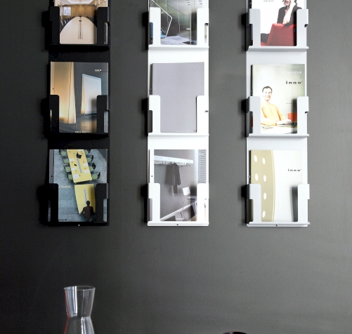 Ad Case Brochure rack. Designed for Inno by Mikko Laakkonen.