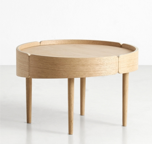 Skirt Table. Designed for Woud by Mikko Laakkonen.