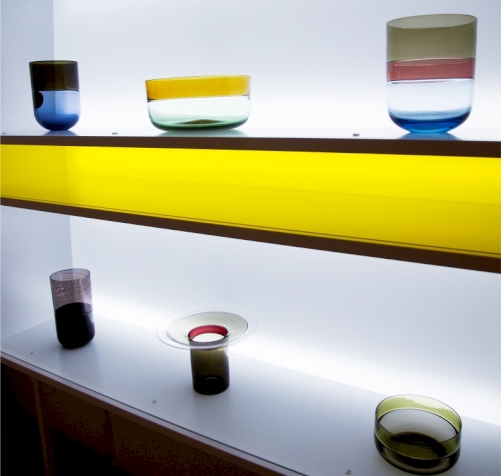 The colours of Venice exhibition Exhibition design. Designed for Tapio Wirkkala Rut Bryk Foundation by Mikko Laakkonen.