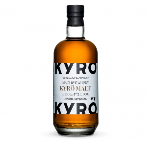 Kyrö whisky bottle Bottle series. Designed for Kyrö Distillery Company by Mikko Laakkonen.