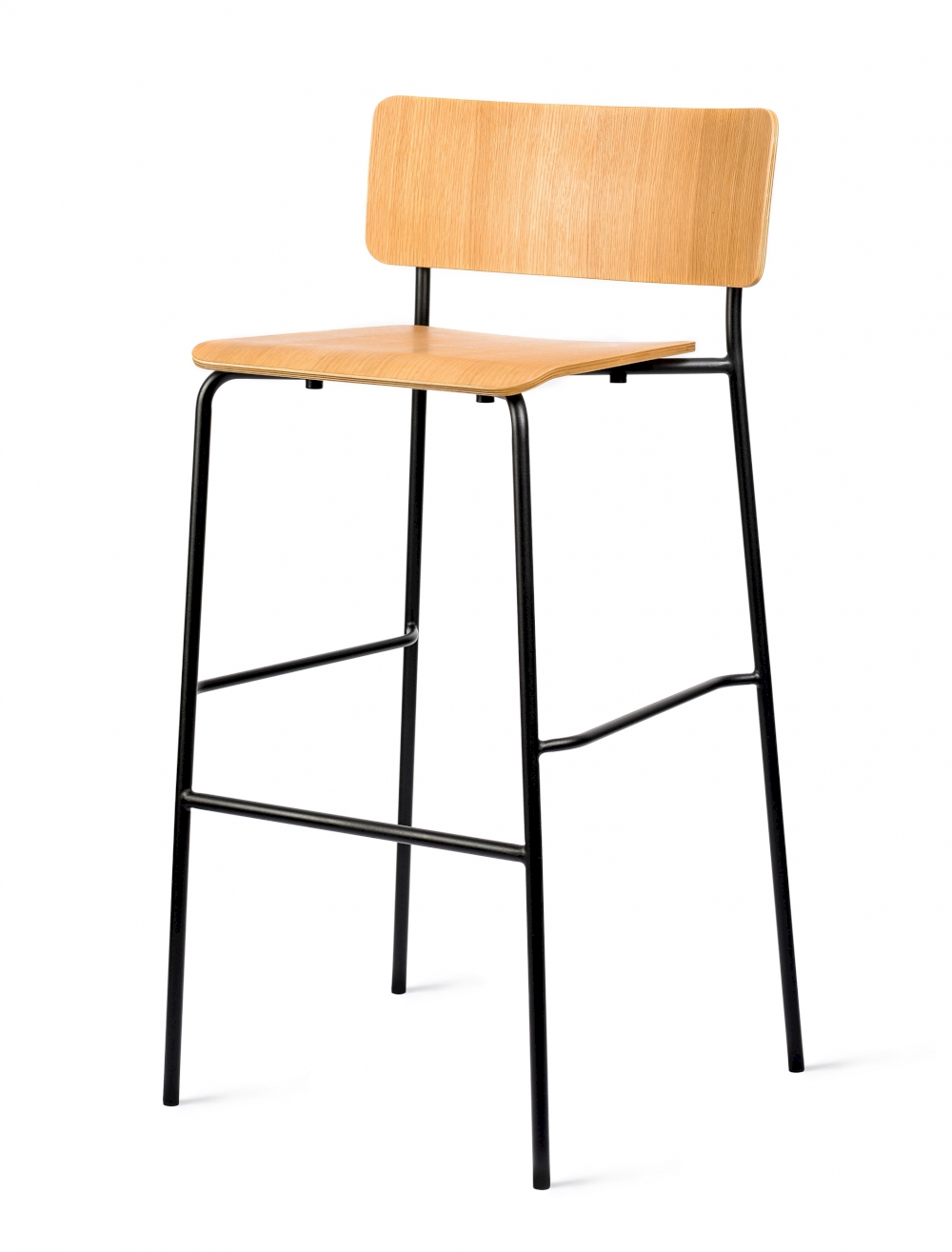 Mi stool metal base bar stool & counter stool. Designed for Dohaus by Mikko Laakkonen.