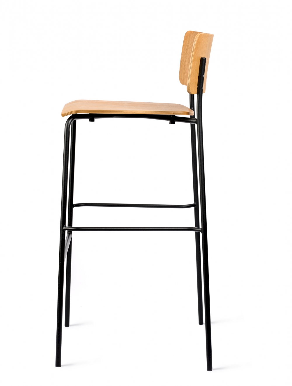 Mi stool metal base bar stool & counter stool. Designed for Dohaus by Mikko Laakkonen.