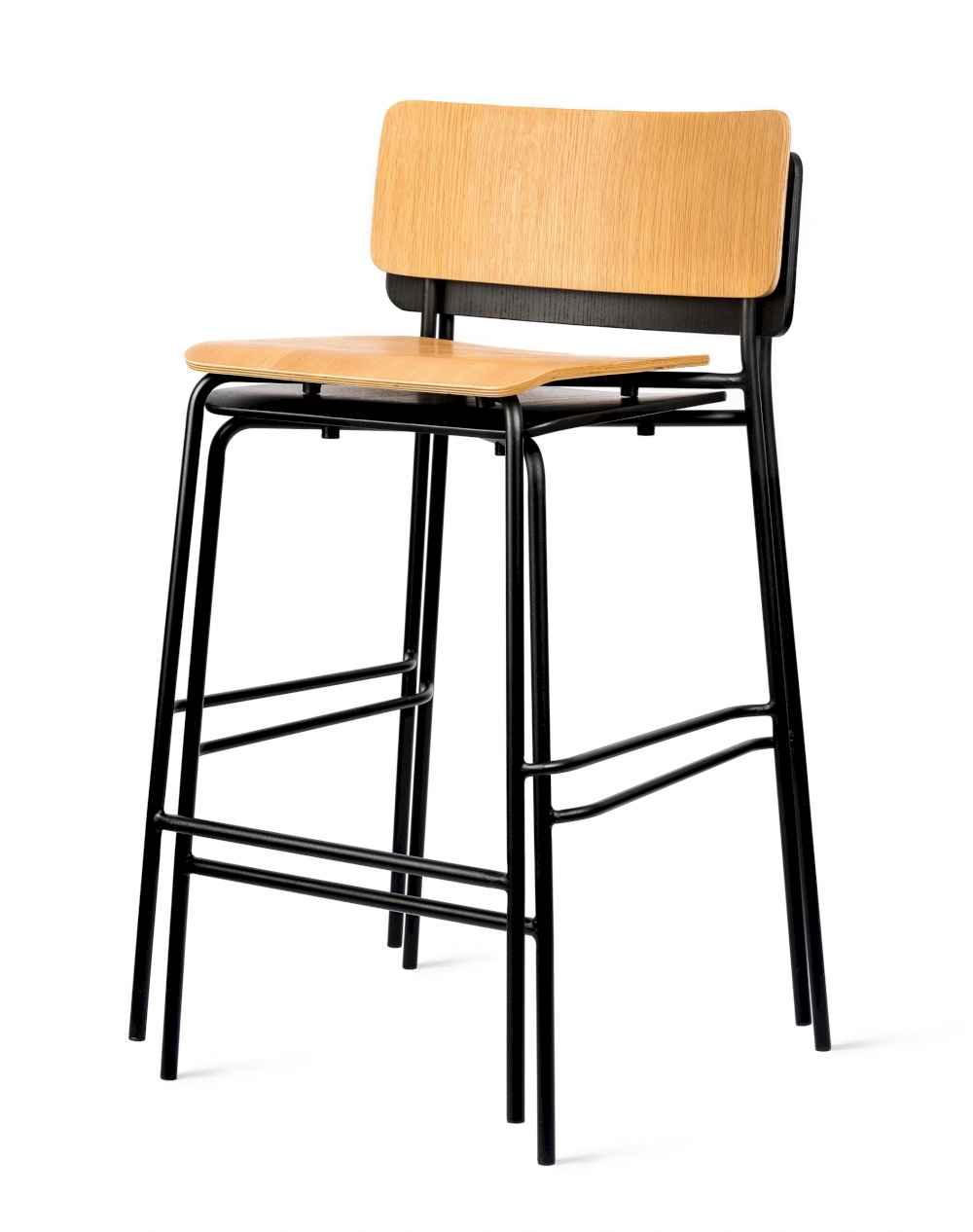 Mi stool metal base bar stool & counter stool. Designed for Dohaus by Mikko Laakkonen.