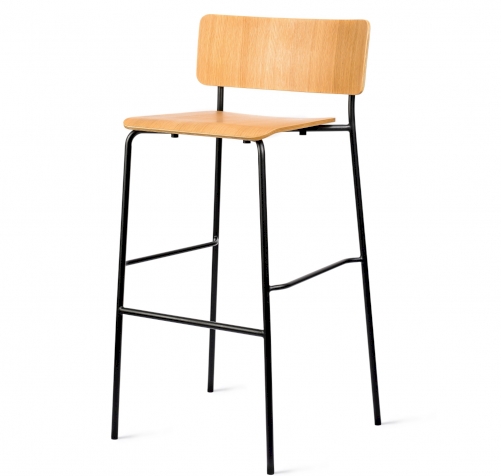 Mi stool metal base bar stool & counter stool. Designed for Dohaus by Mikko Laakkonen.