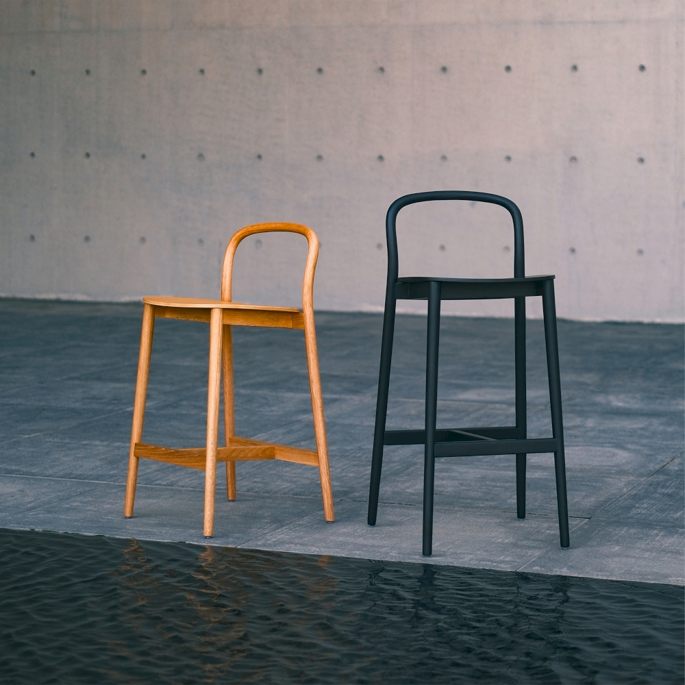 YUE stools Barstool & counter stool. Designed for Dohaus by Mikko Laakkonen.